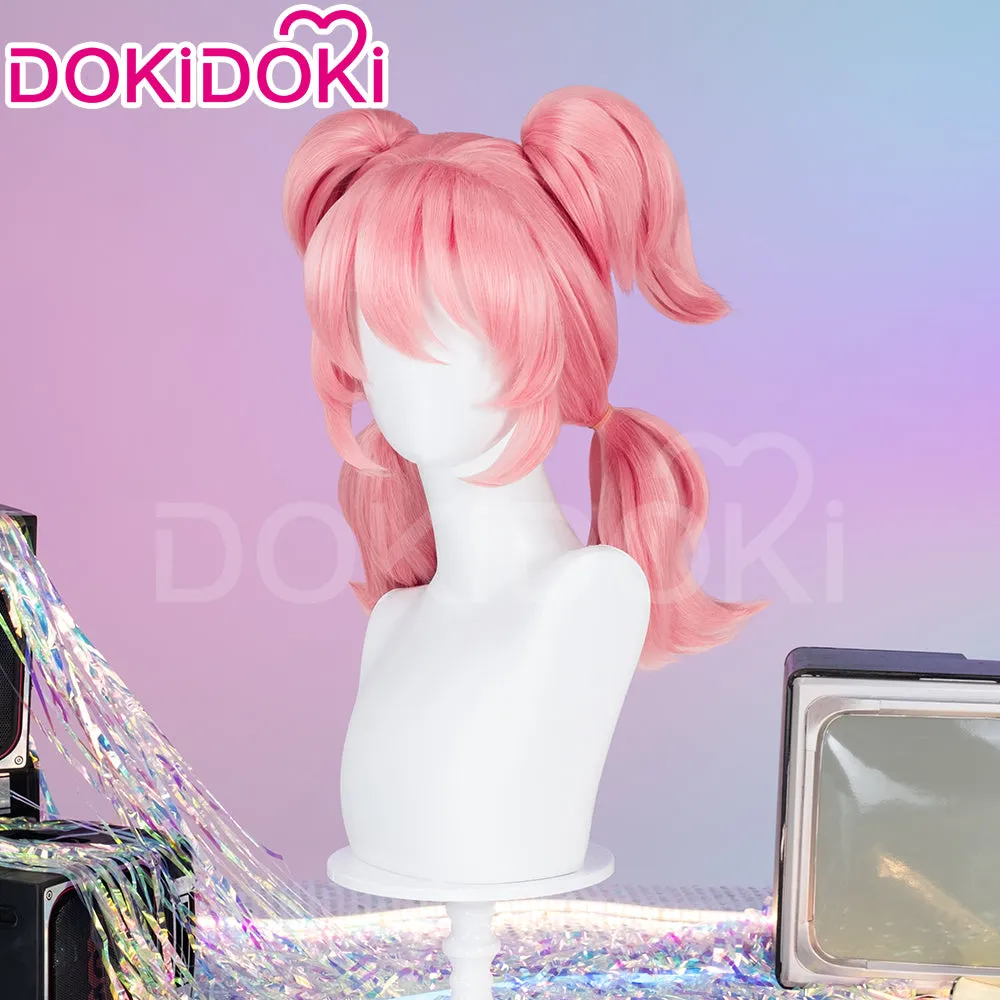 DokiDoki Game Zenless Zone Zero Cosplay Virtual Idol Wig Long Straight Pink Hair ZZZ