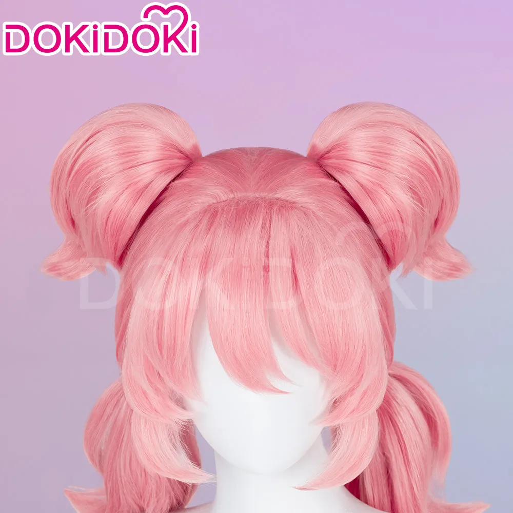 DokiDoki Game Zenless Zone Zero Cosplay Virtual Idol Wig Long Straight Pink Hair ZZZ