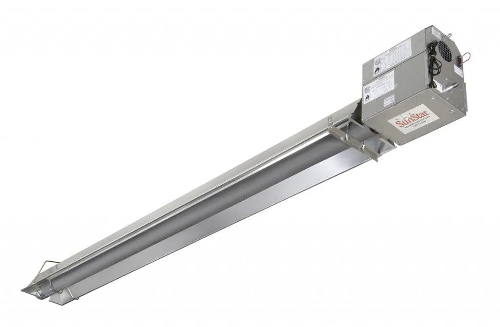 SunStar SPS Positive Pressure 40' Single Stage 100K BTU Straight Tube Heater