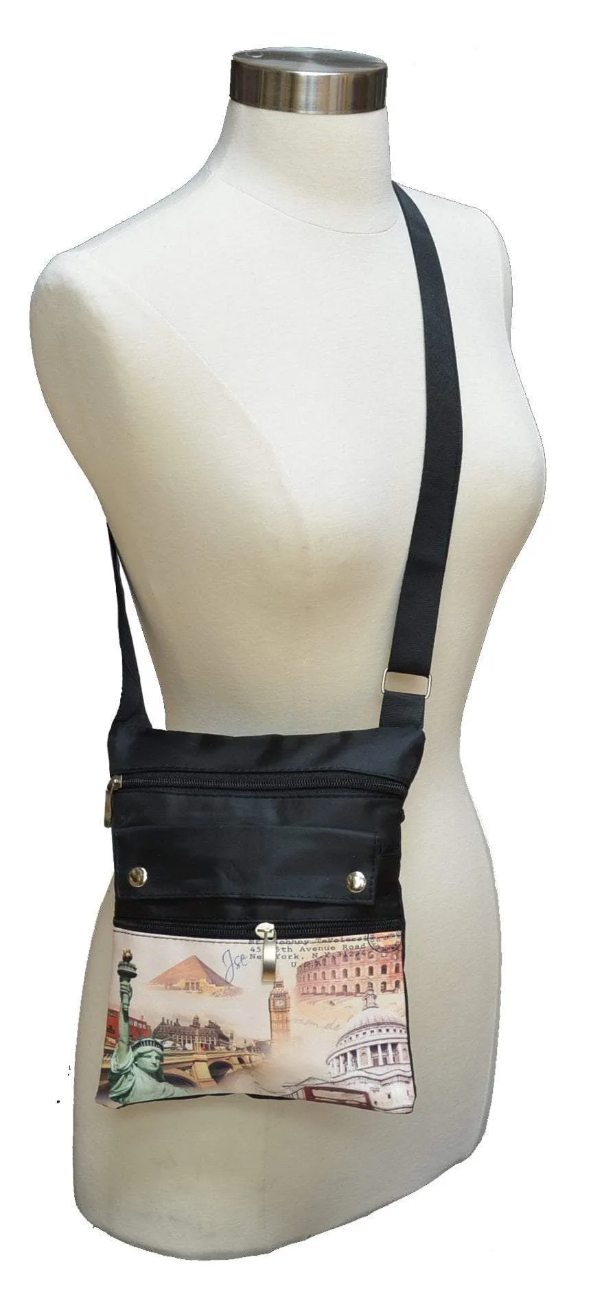 Women's Designer Crossbody Handbag with Art Prints By Marshal